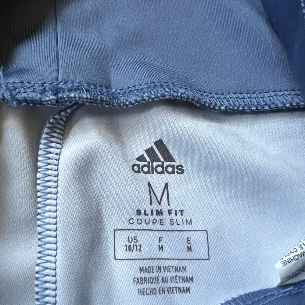 adidas Girls Mid Rise Full Length Leggings Medium - Picture 3 of 3